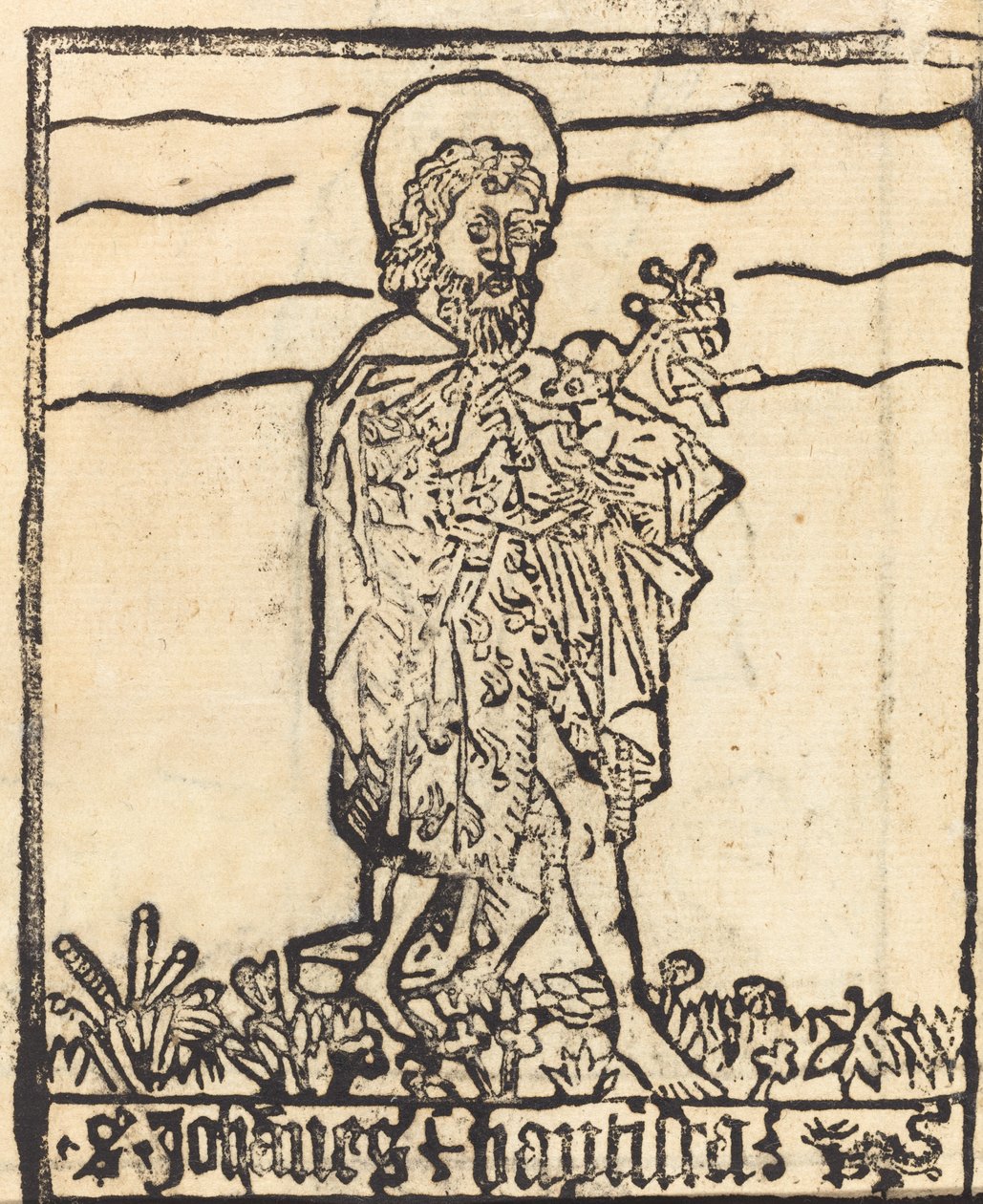 San Juan Bautista [recto] de German 15th Century