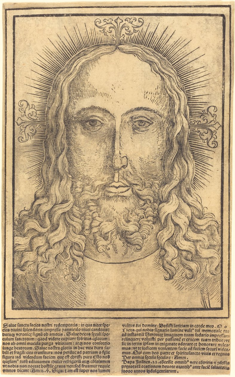 La Cabeza de Cristo de German 15th Century