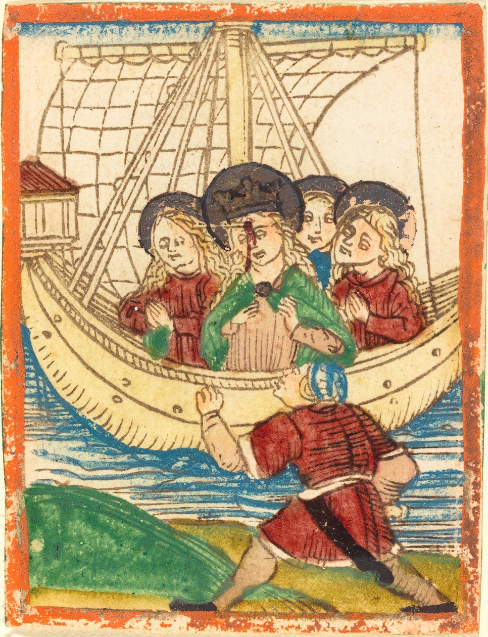 El viaje de Santa Úrsula de German 15th Century