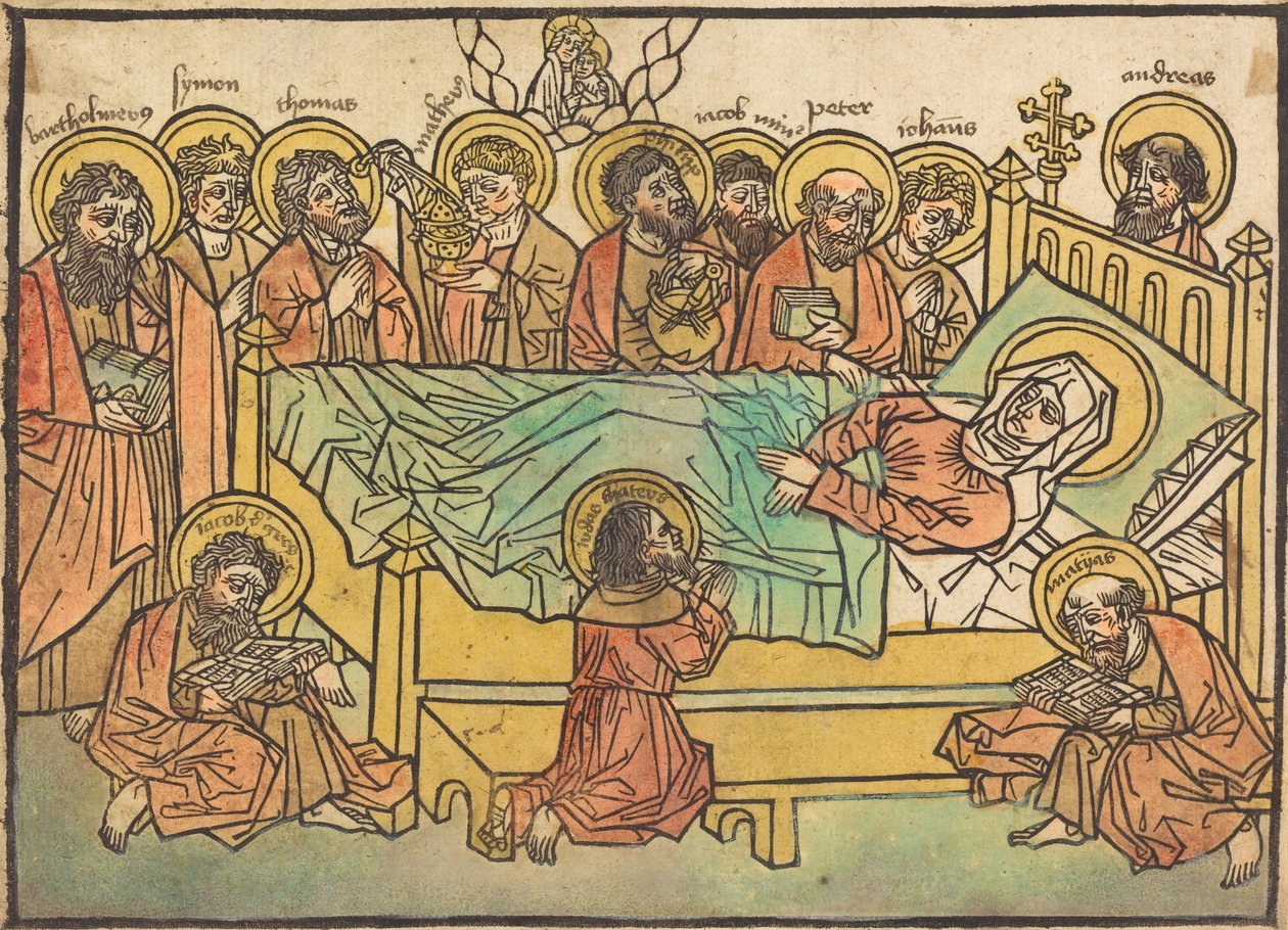 La Muerte de la Virgen de German 15th Century or Peter Maler