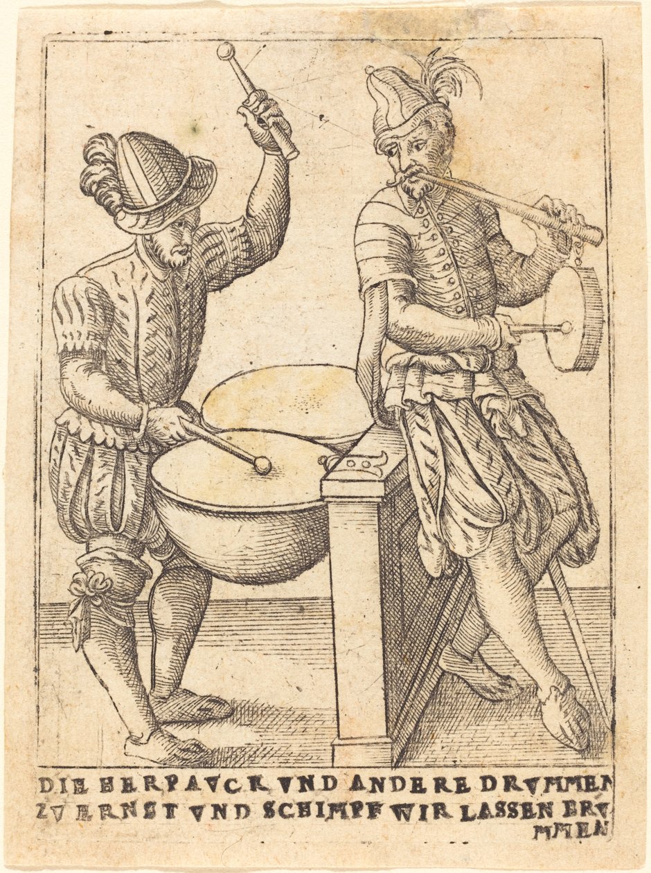 Die Herpavck y otros Drvmmen zvernst y Schimpf wir lassen ervmmen de German 16th Century