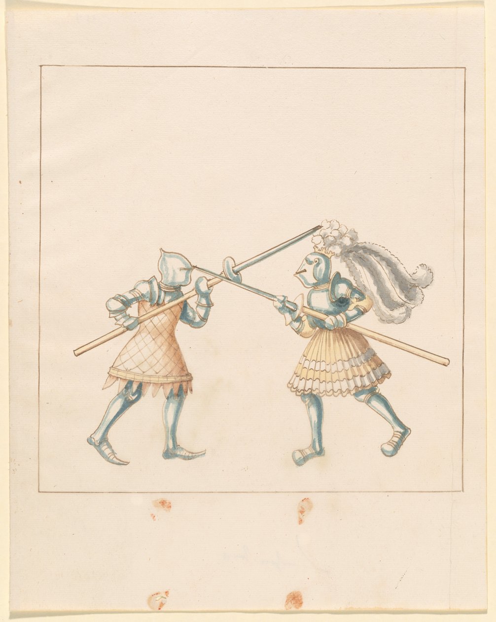 Freydal, El Libro de Justas y Torneos del Emperador Maximiliano I: Combates a Pie (Justas)(Volumen III): Lámina 149 de German 16th Century