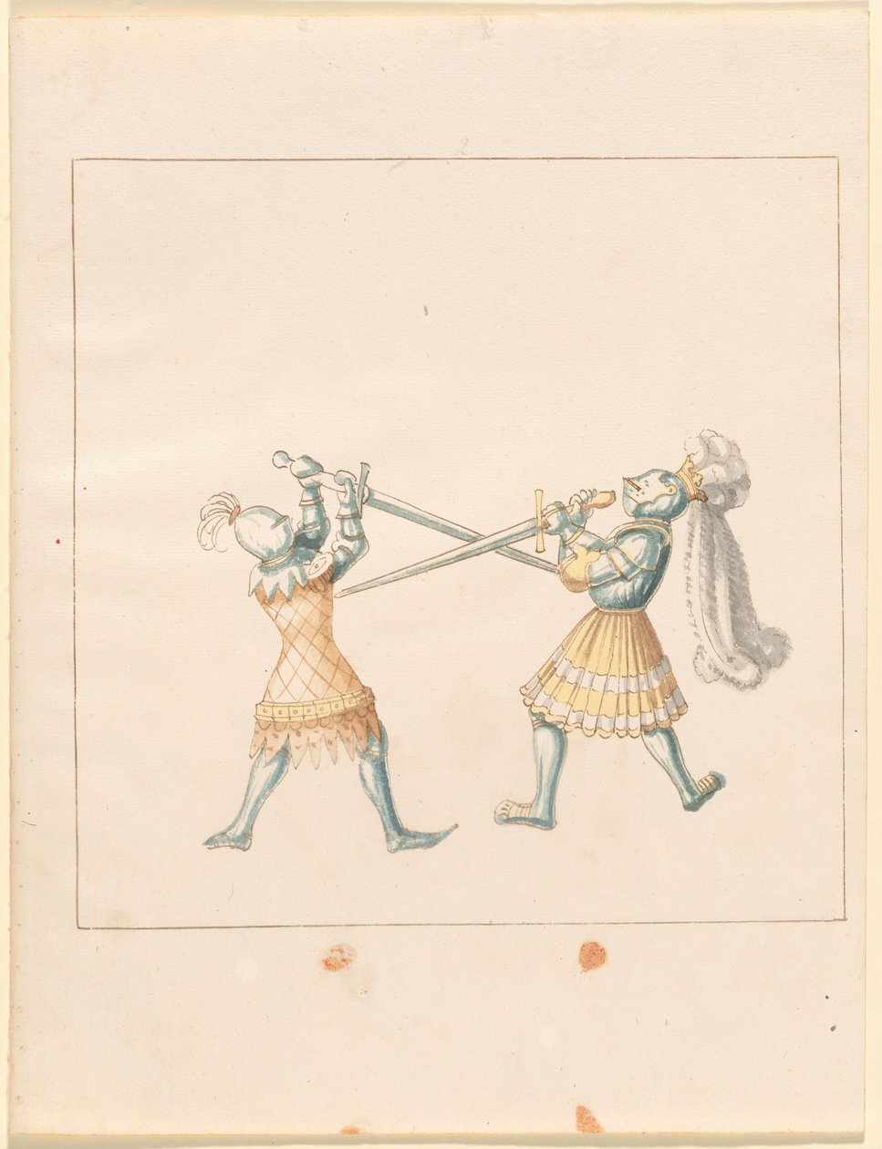 Freydal, El libro de justas y torneos del emperador Maximiliano I: Combates a pie (Justas)(Volumen III): Lámina 159 de German 16th Century