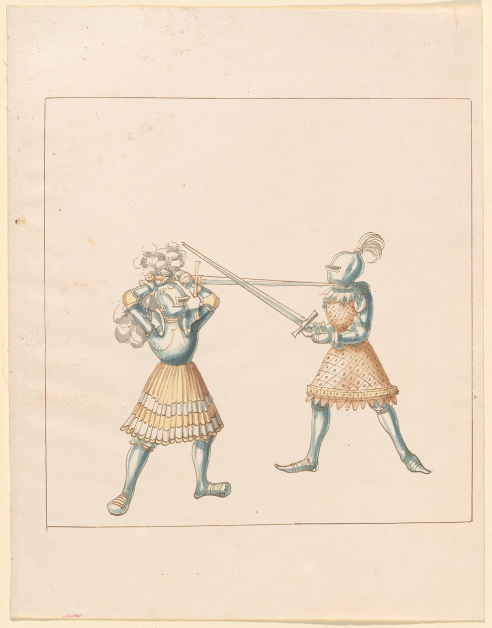 Freydal, El libro de justas y torneos del emperador Maximiliano I: Combates a pie (Justas)(Volumen III): Plato 162 de German 16th Century