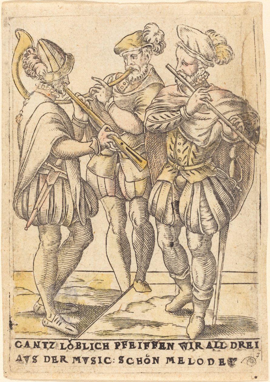 Gantz loblich Pfeiffen wir all drei avs der Mvsic: Schon Melodey de German 16th Century