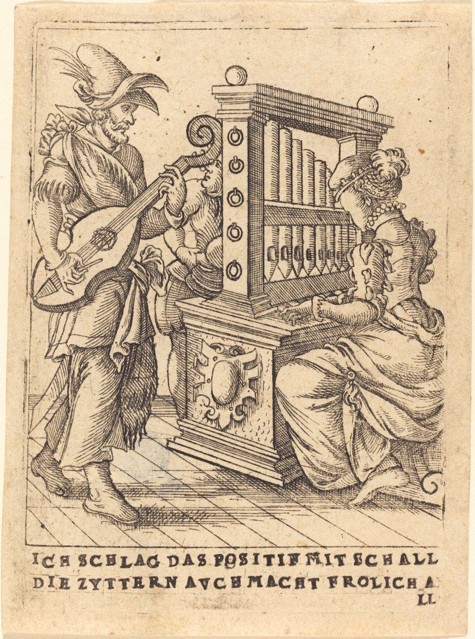 Ich schlag das Positif mit Schall die Zytternavchmacht frolich all de German 16th Century