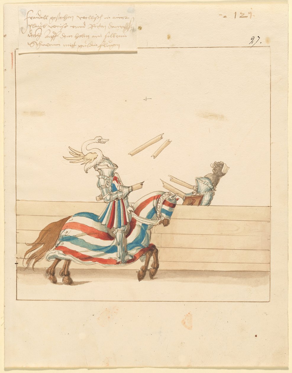 Justa de paz italiana de German 16th Century