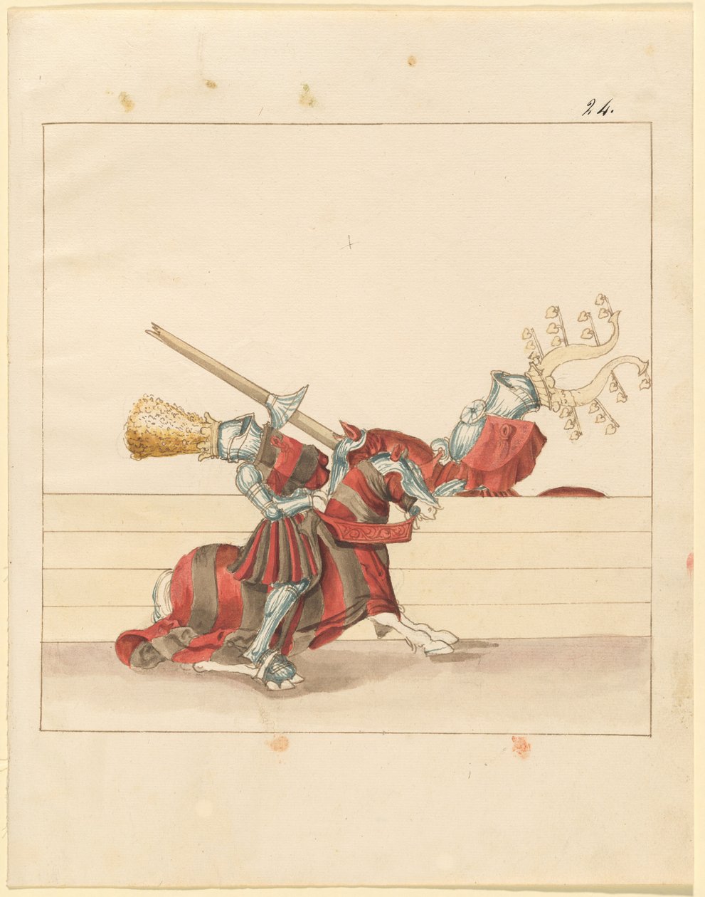 Justa italiana de paz de German 16th Century