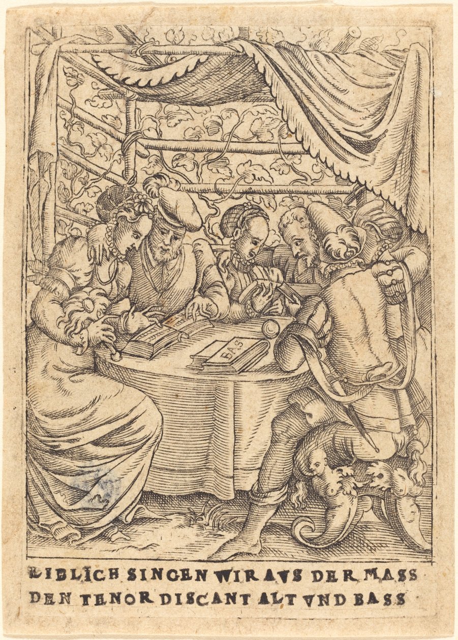 Liblich cantamos de la Misa el Tenor discant Alt y Bass de German 16th Century