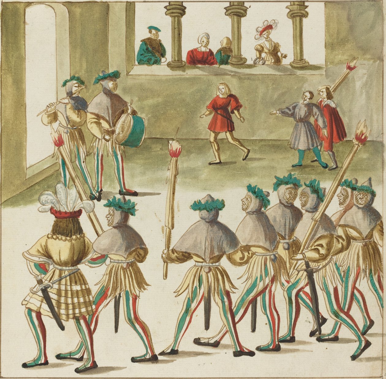 Mascarada de German 16th Century