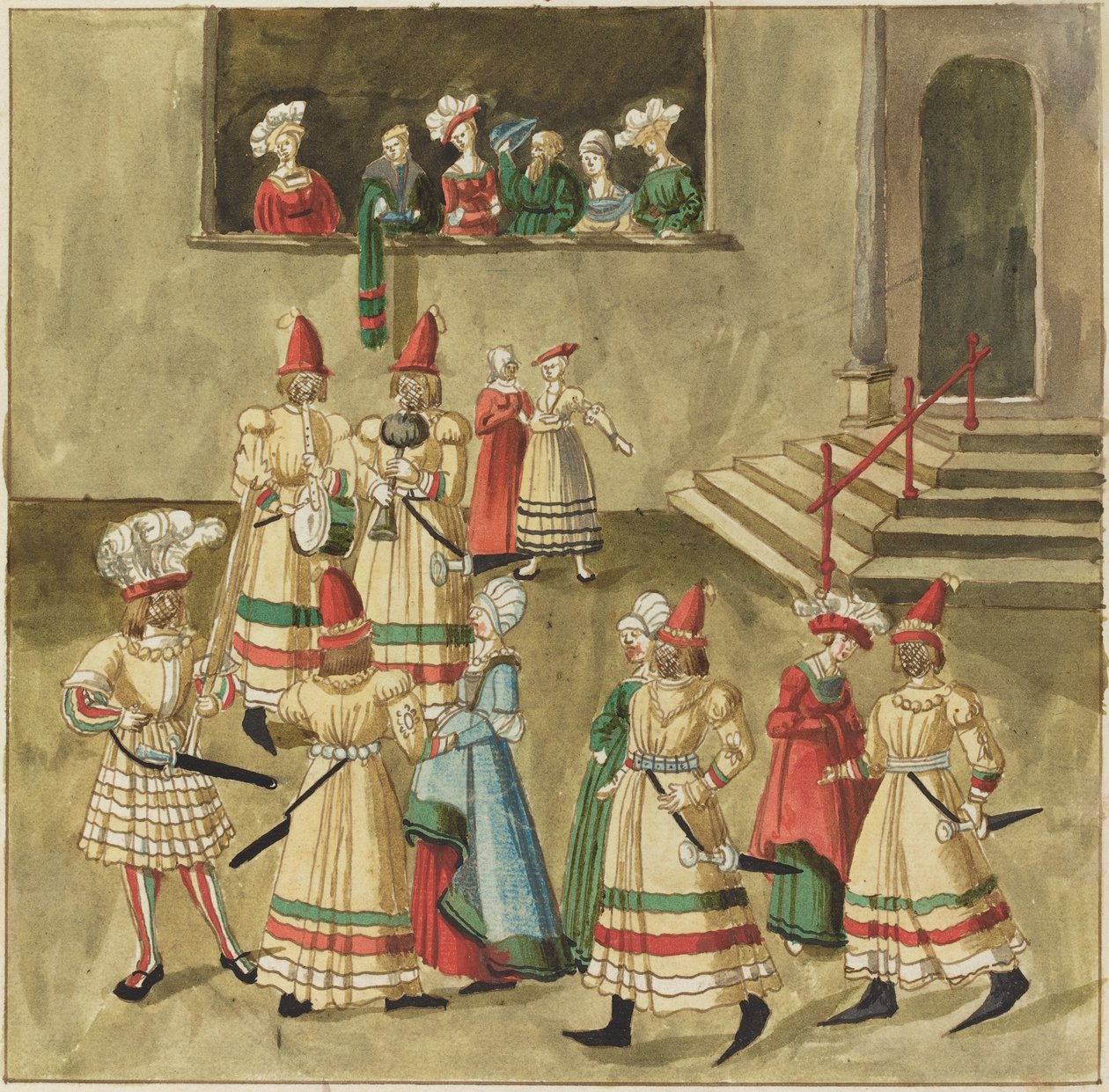 Mascarada de German 16th Century