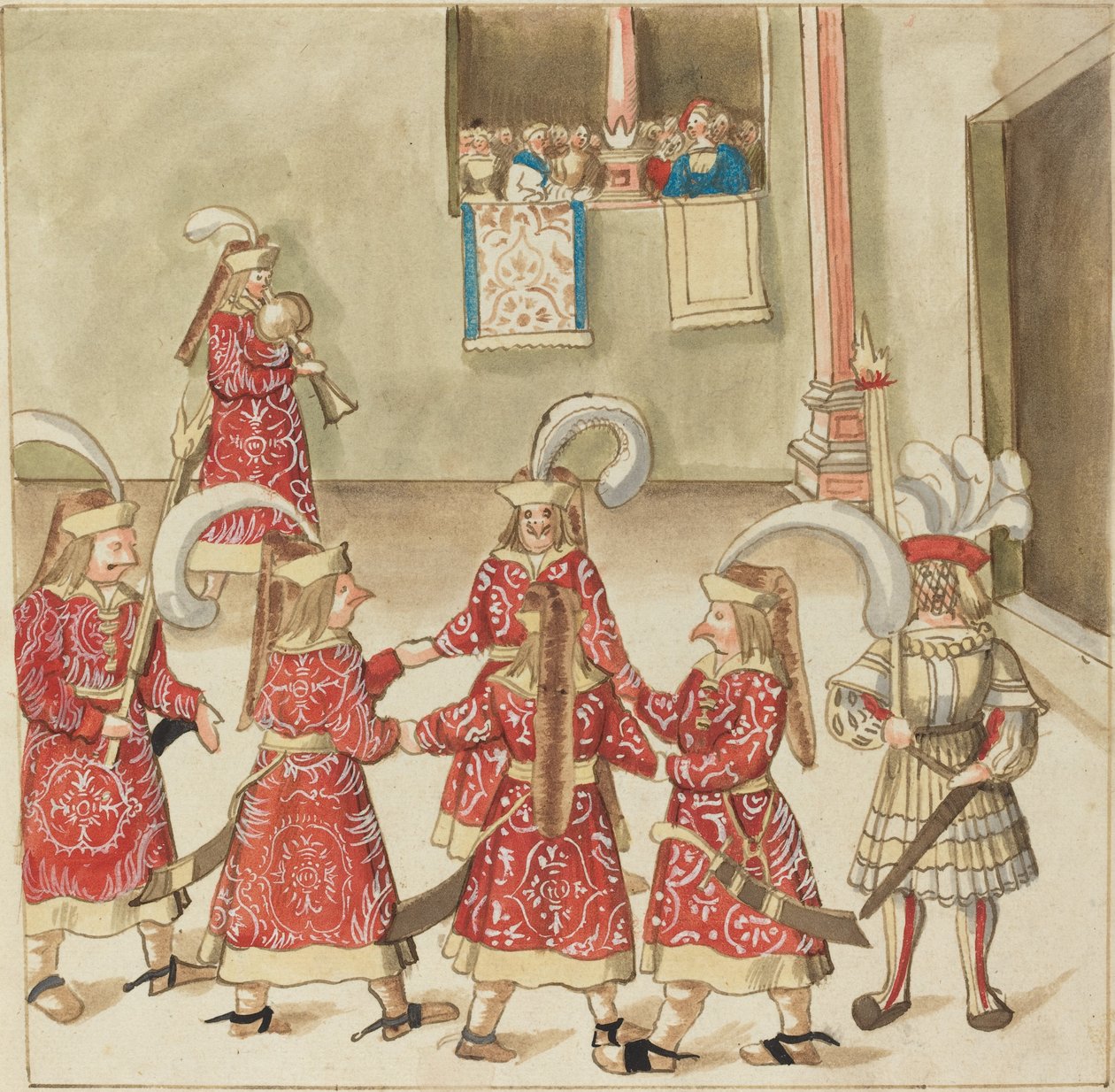 Mascarada de German 16th Century
