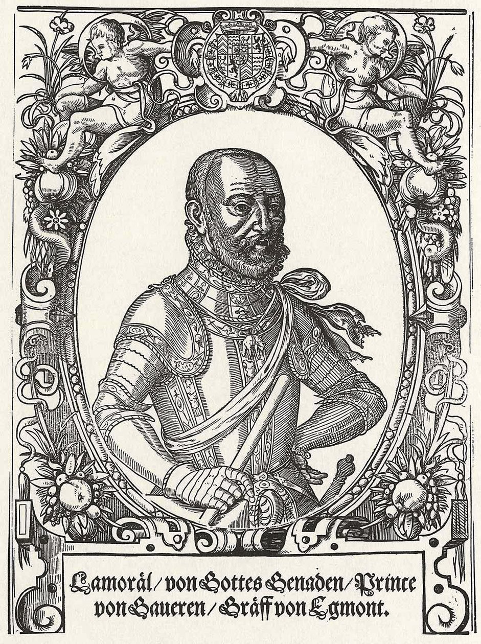 Retrato de Lamoral, Conde de Egmont, Príncipe de Gavere, segunda mitad del siglo XVI de German Master