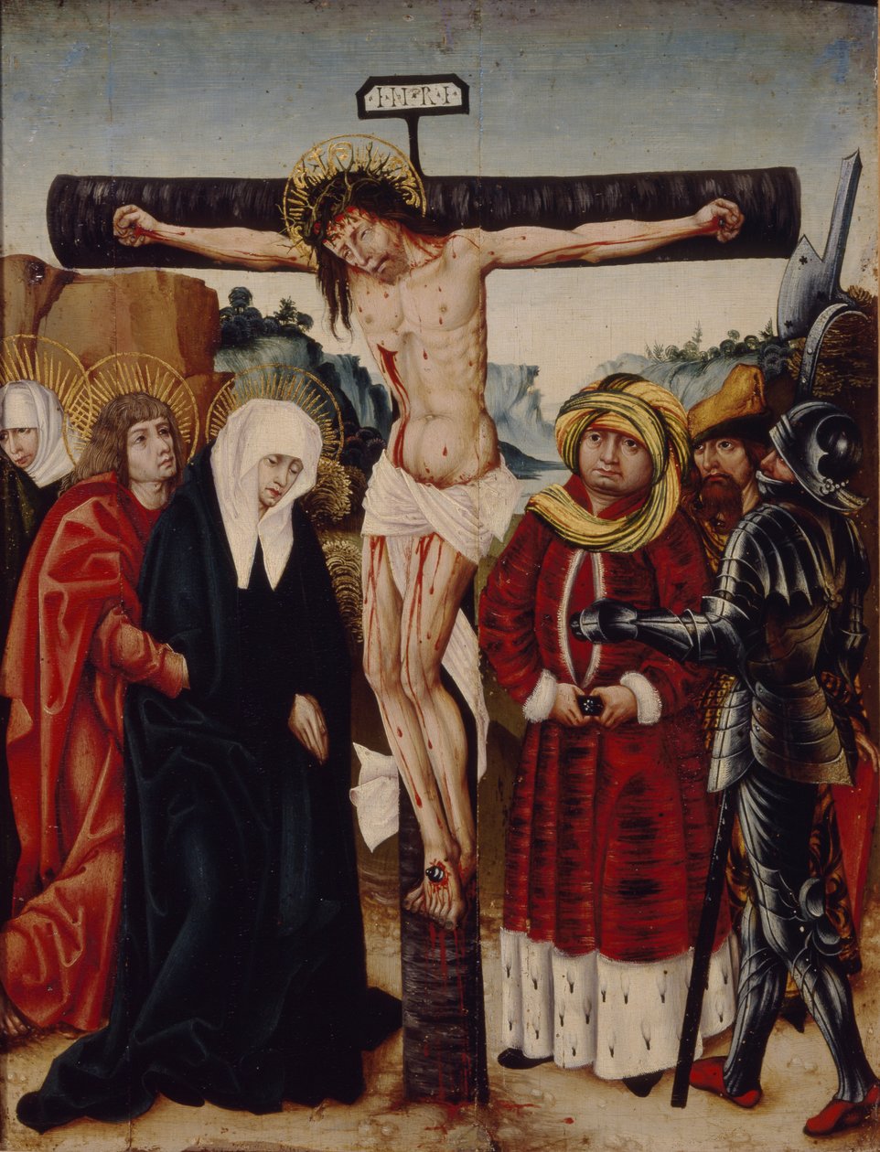 La Crucifixión, principios del siglo XVI de German Master