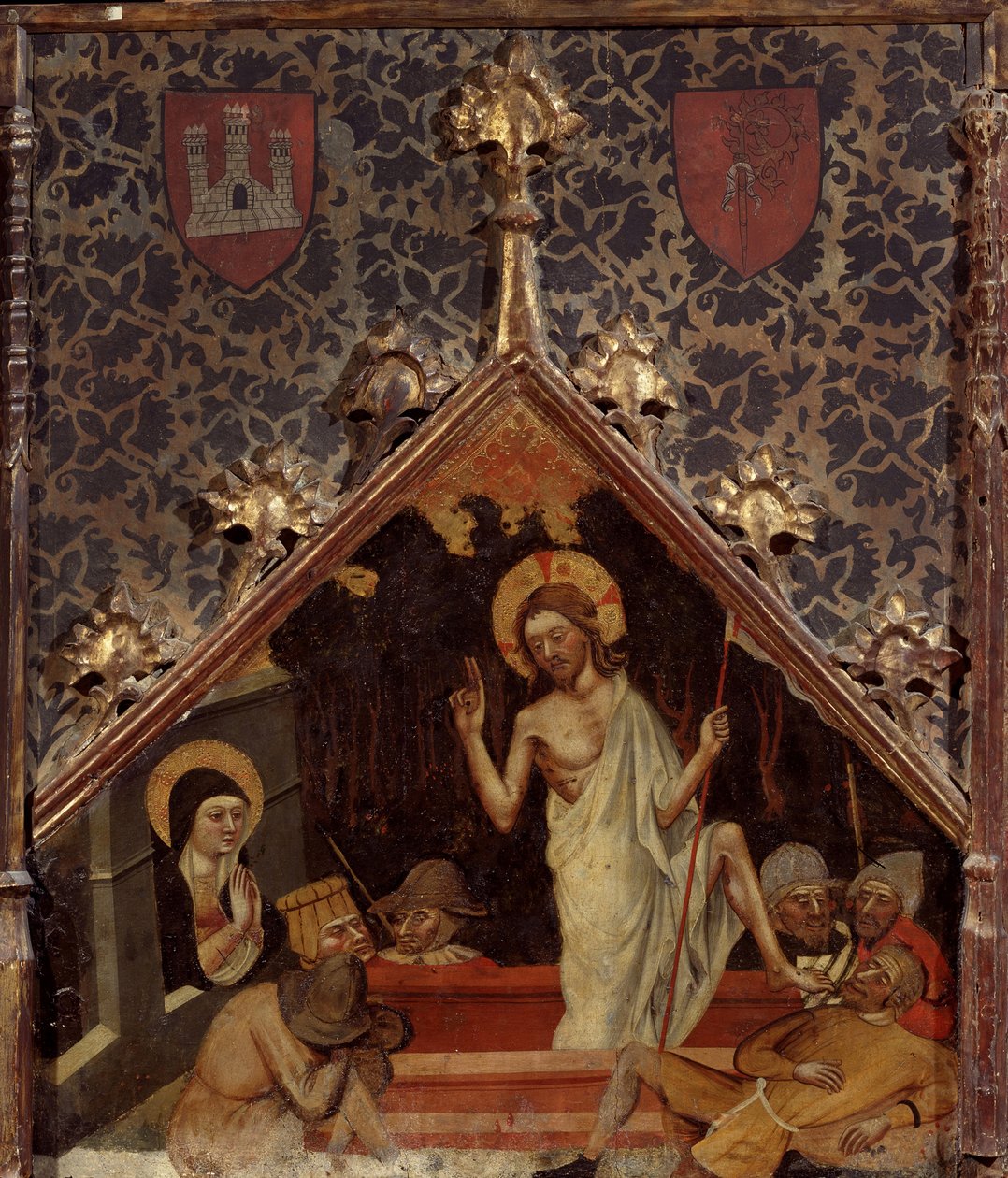 La Resurrección de Cristo, siglo XV de German Master