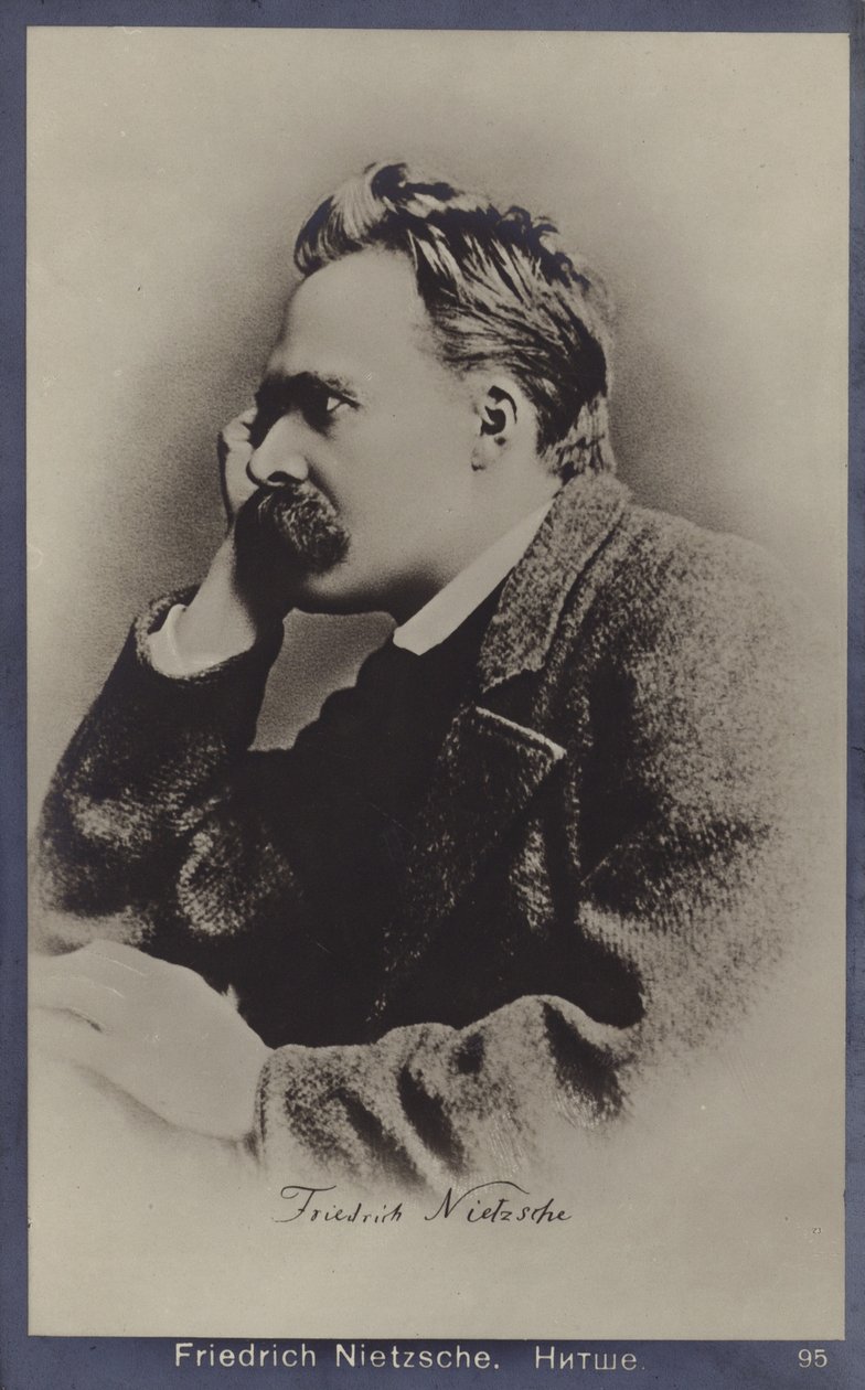 Friedrich Nietzche (1844-1900), filósofo y escritor alemán (foto en blanco y negro) de German Photographer