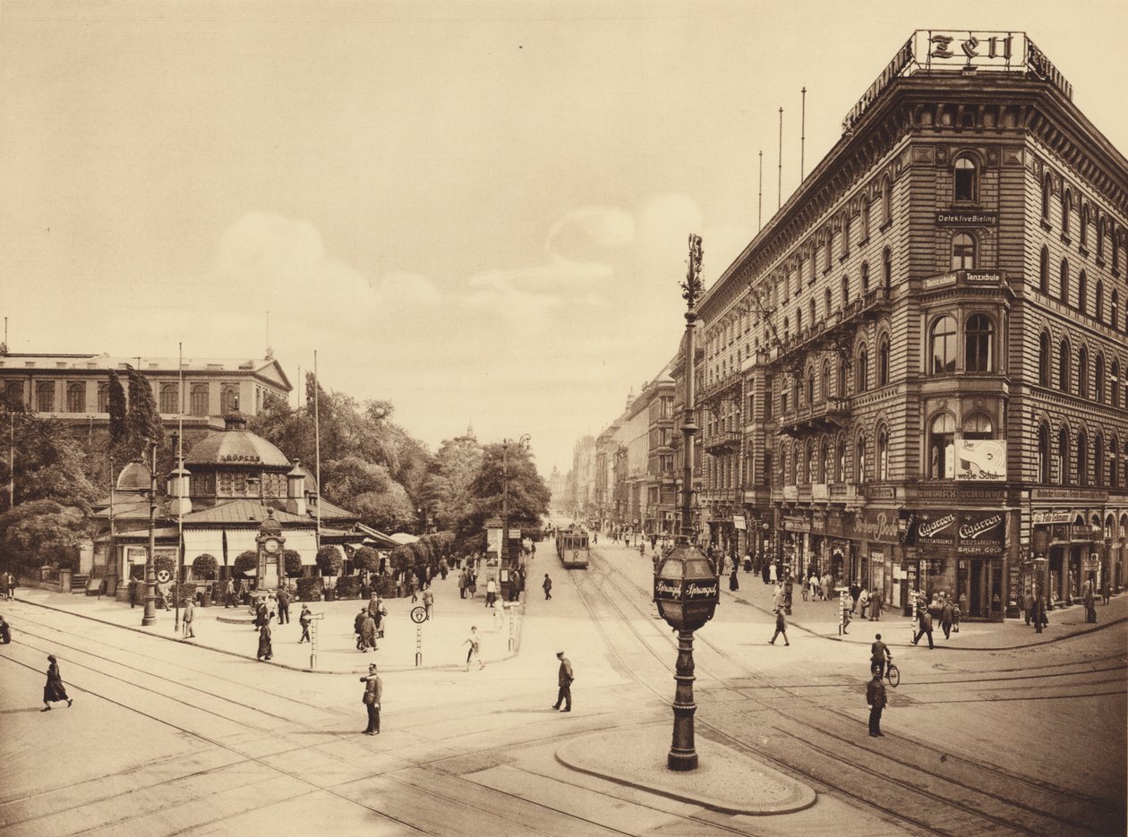 Georgstrasse, Hannover (foto en blanco y negro) de German Photographer