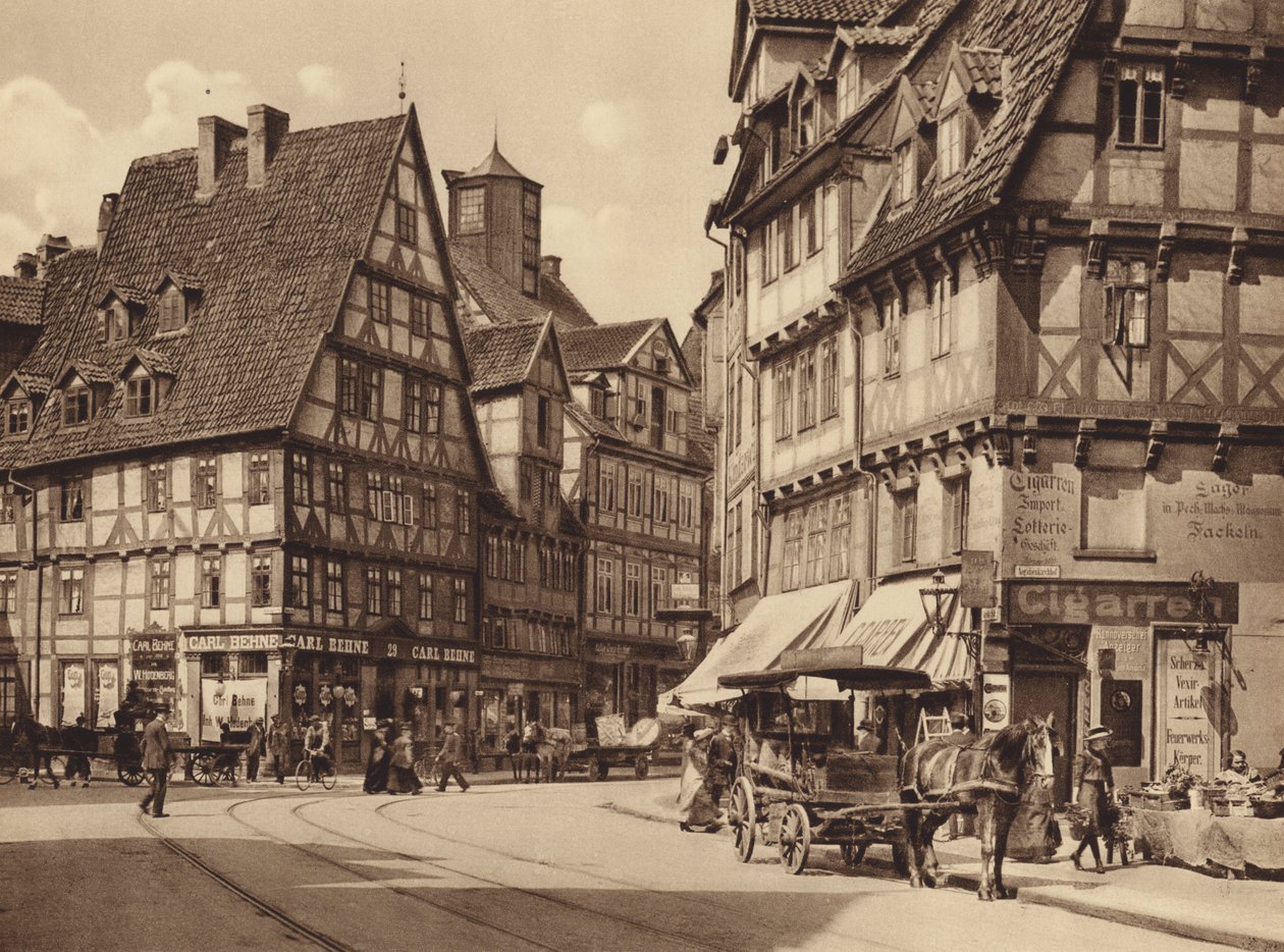 Marktstrasse, Hannover (foto en blanco y negro) de German Photographer