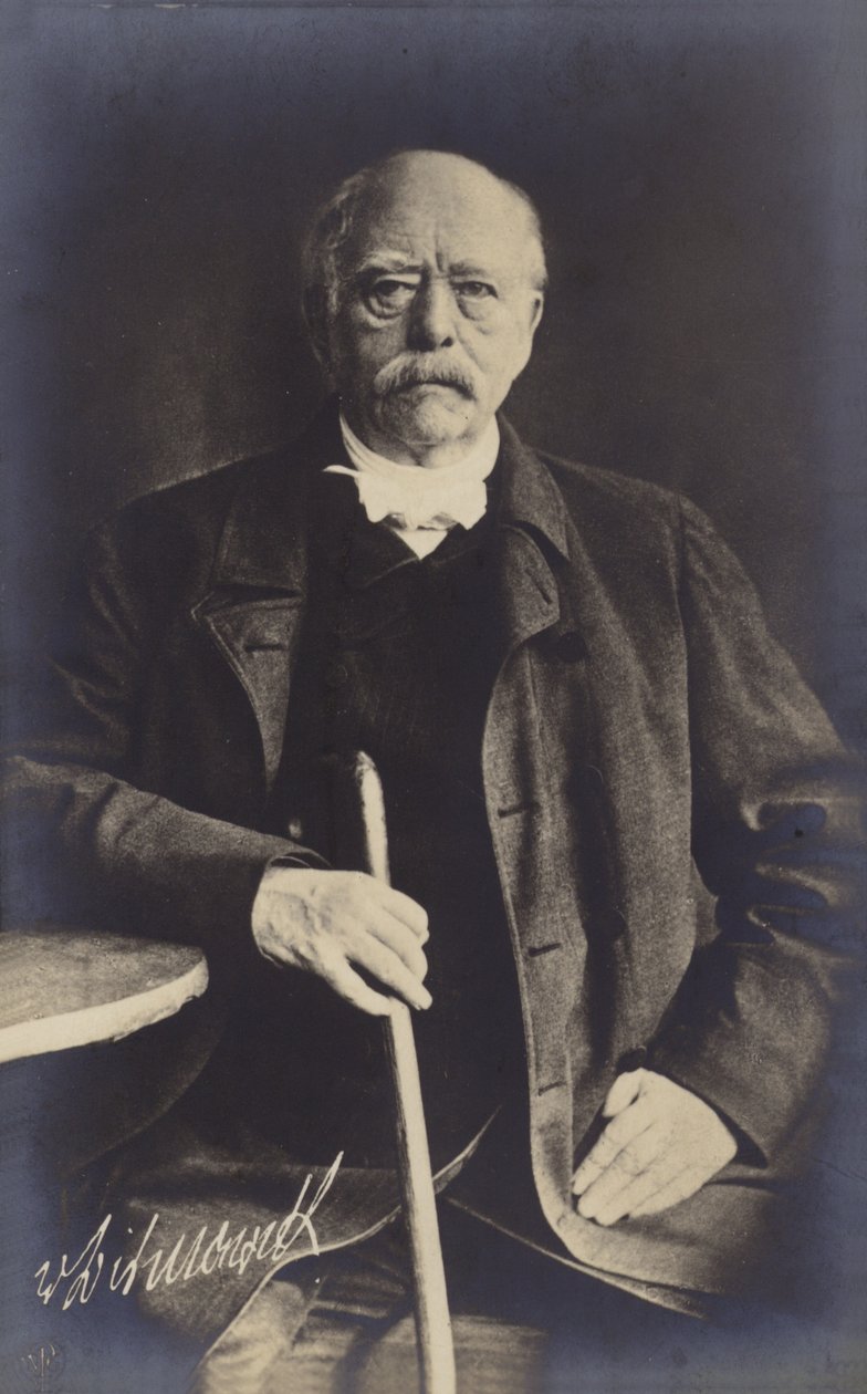 Otto von Bismarck (foto en blanco y negro) de German Photographer