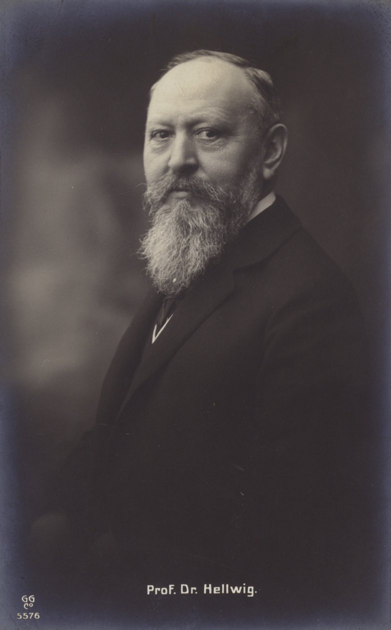 Profesor Doctor Hellwig (foto b/n) de German Photographer