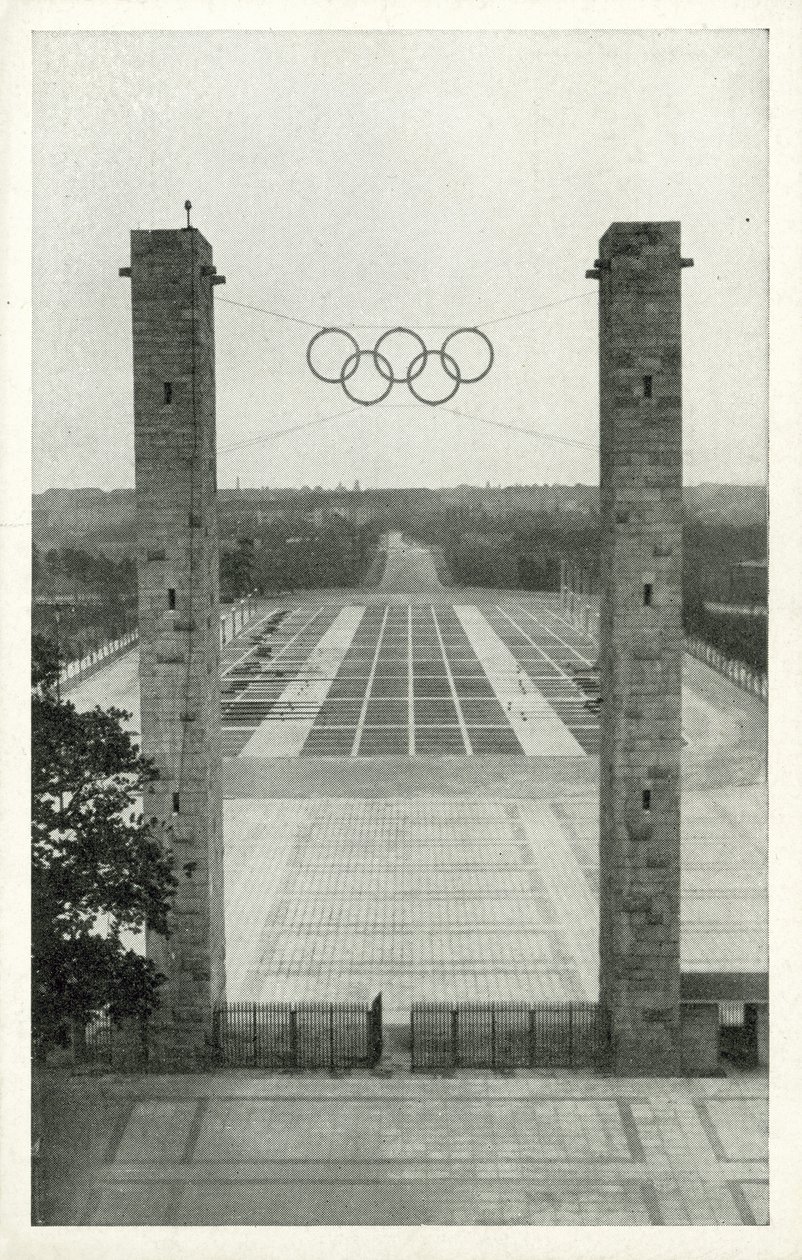 Reichssportfeld, Berlín (foto en blanco y negro) de German Photographer