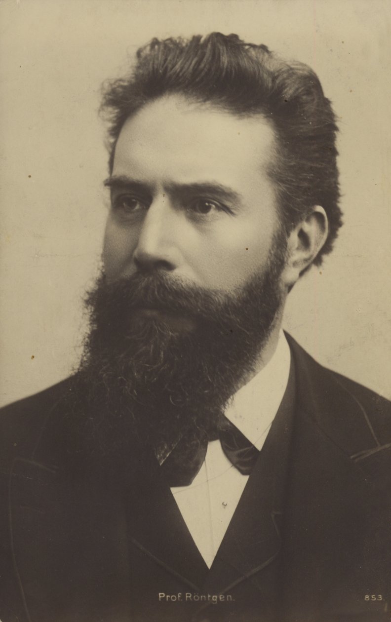 Wilhelm Roentgen (1845-1923), físico alemán (foto b/n) de German Photographer