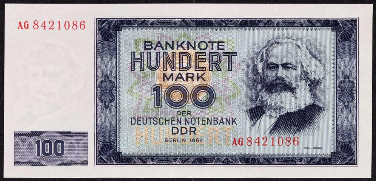 Un billete de cien marcos, 1964 de German School