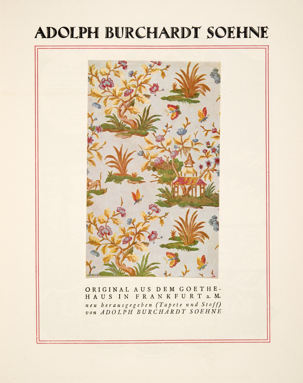 Anuncio de Adolph Burchardt Soehne, de Styl, pub.1922 (impresión en pochoir) de German School
