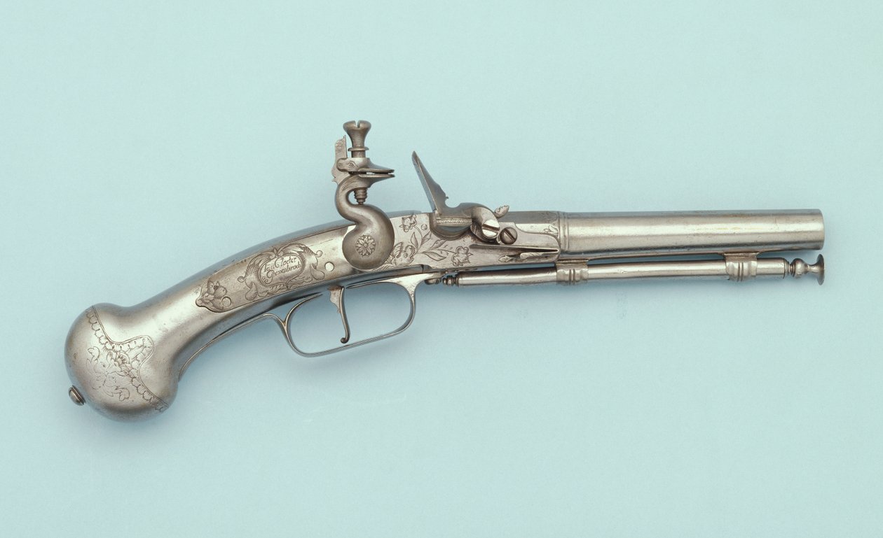 Una pistola de chispa de acero, Jan Cloeter a Grevenbroich, c.1660 de German School
