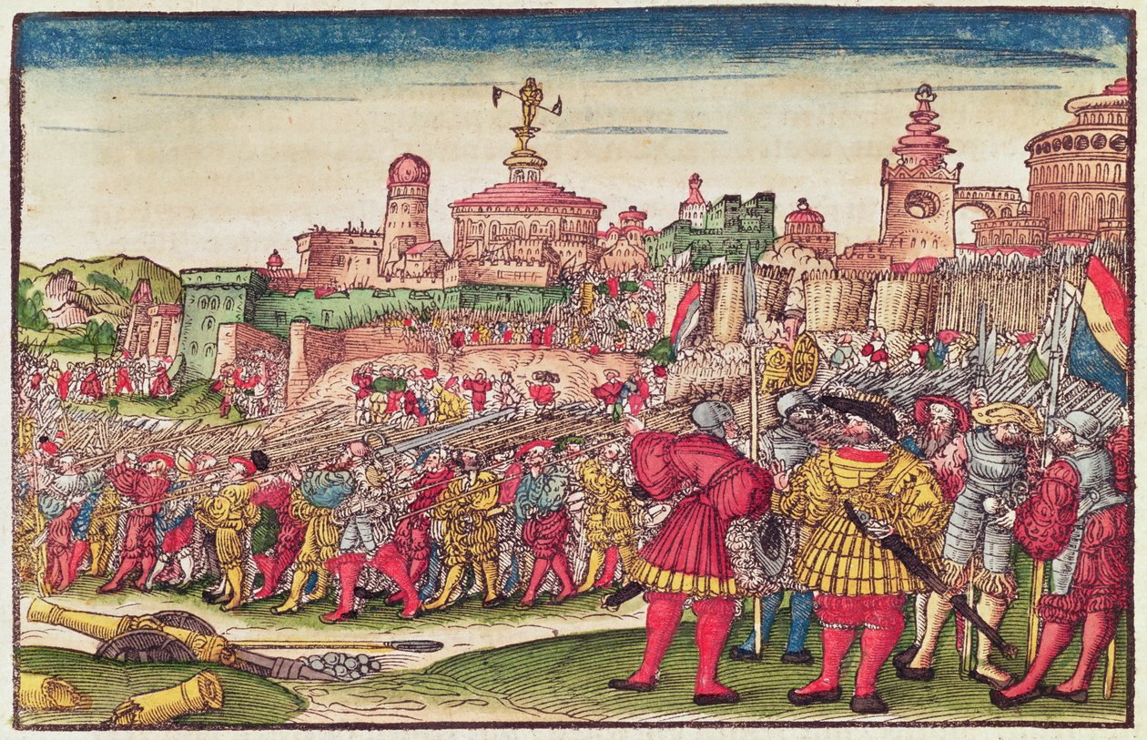 Libro del Apocalipsis, Capítulo XXV, de la Biblia de Lutero, c.1530 de German School