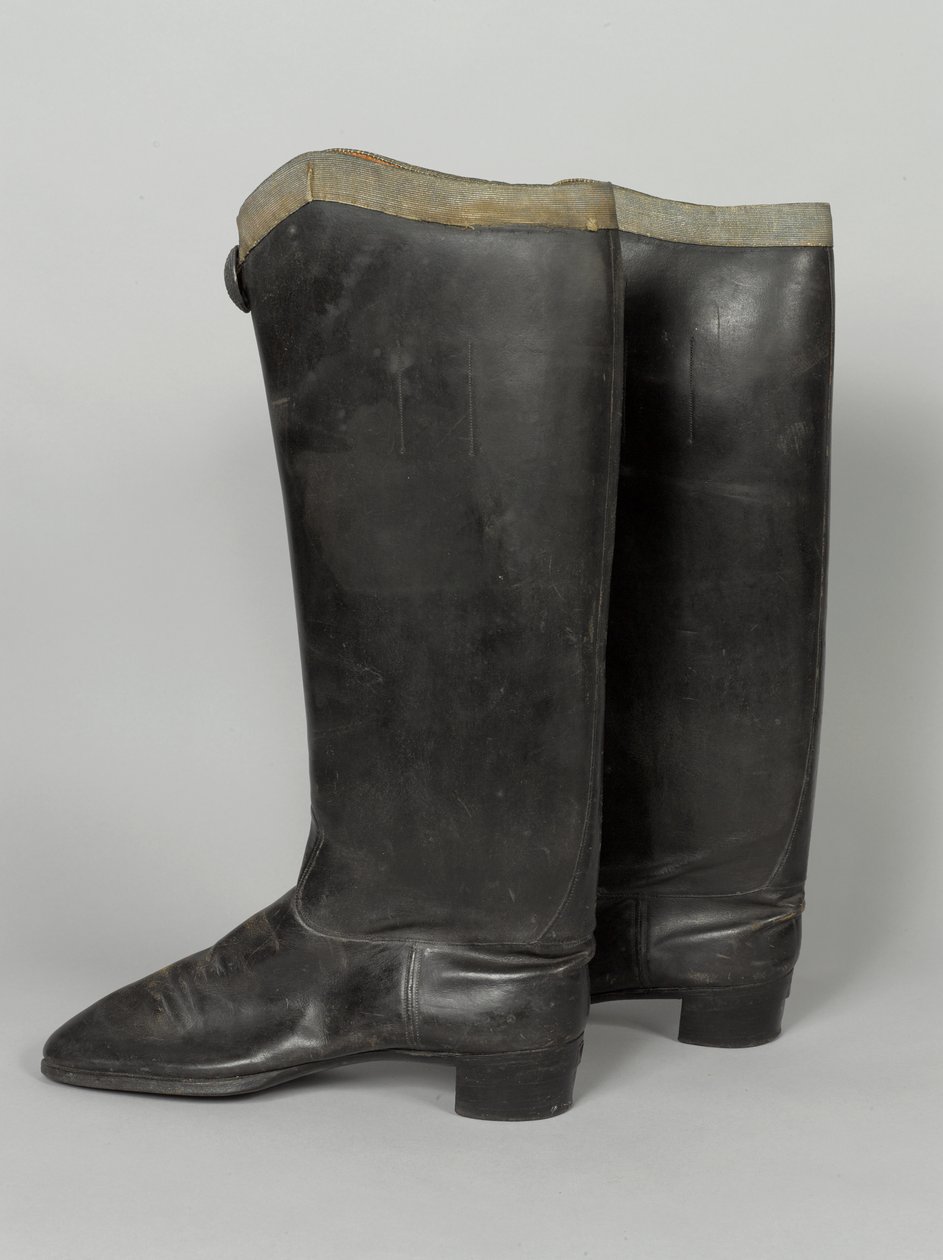 Botas, 3º Húsares de von Zieten, usadas por SAR El Duque de Connaught, antes de 1914 de German School