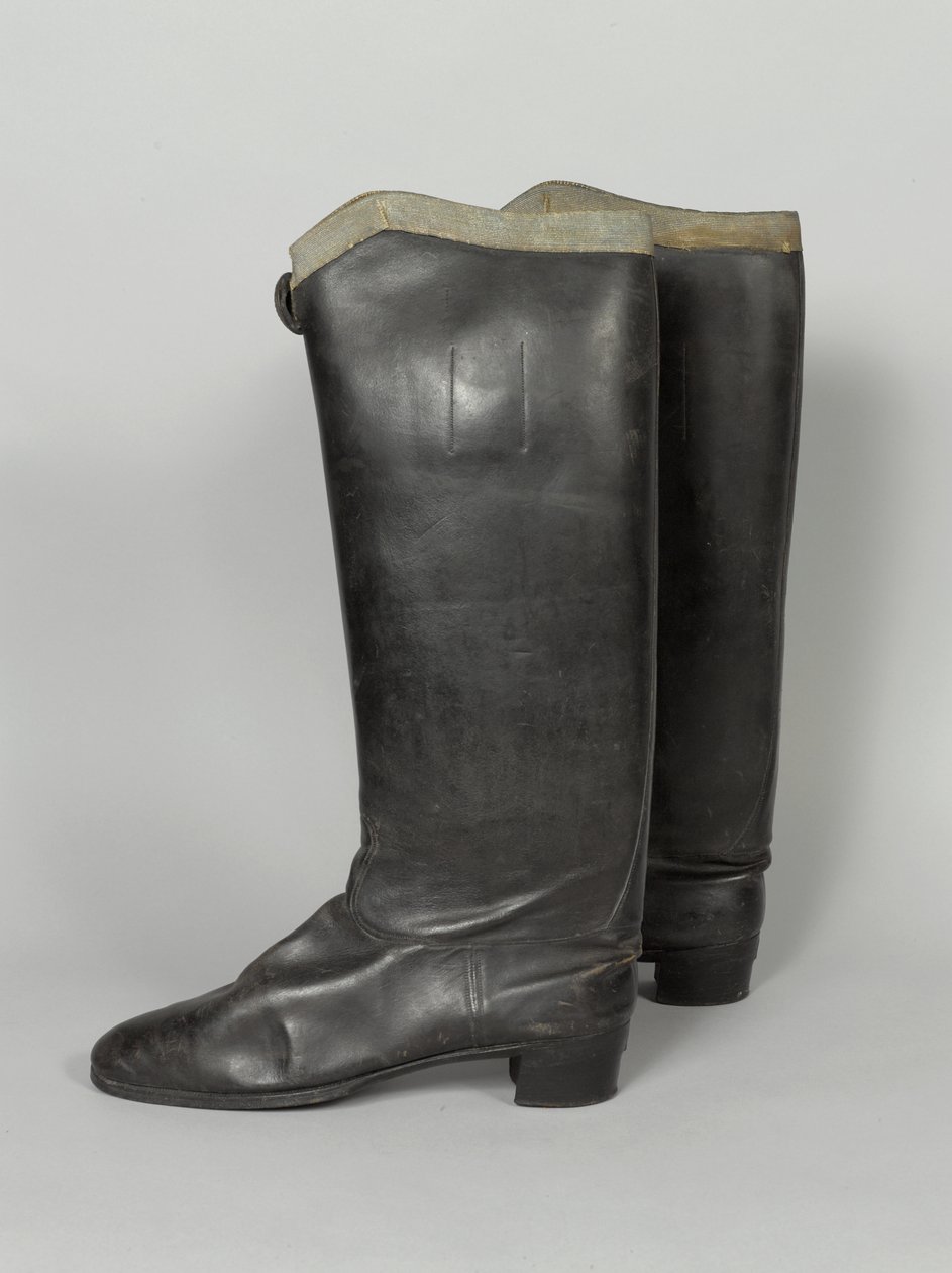Botas, 3º Húsares de von Zieten, usadas por SAR El Duque de Connaught, antes de 1914 de German School