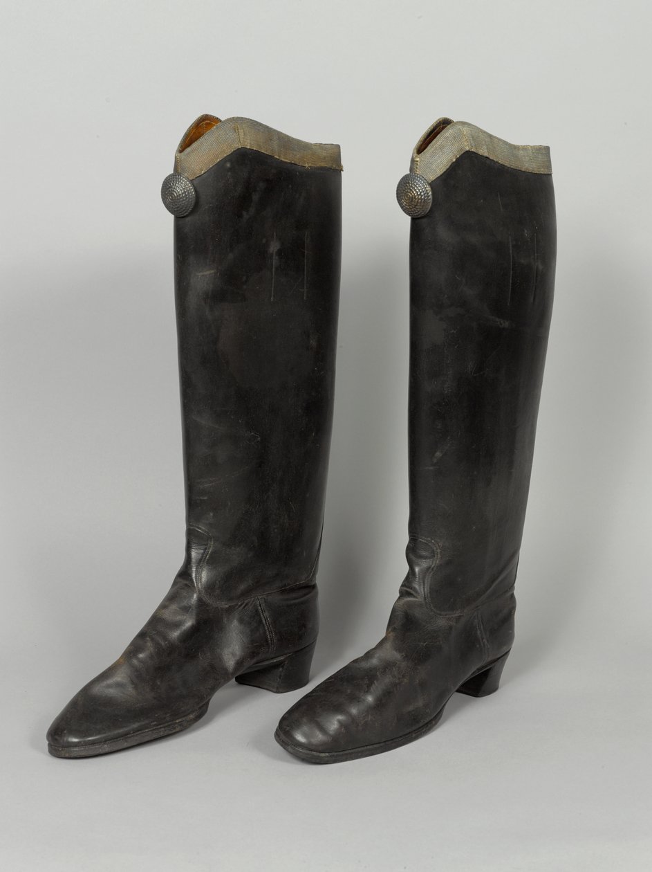 Botas, 3er von Zieten Húsares, usadas por HRH El Duque de Connaught, antes de 1914 de German School