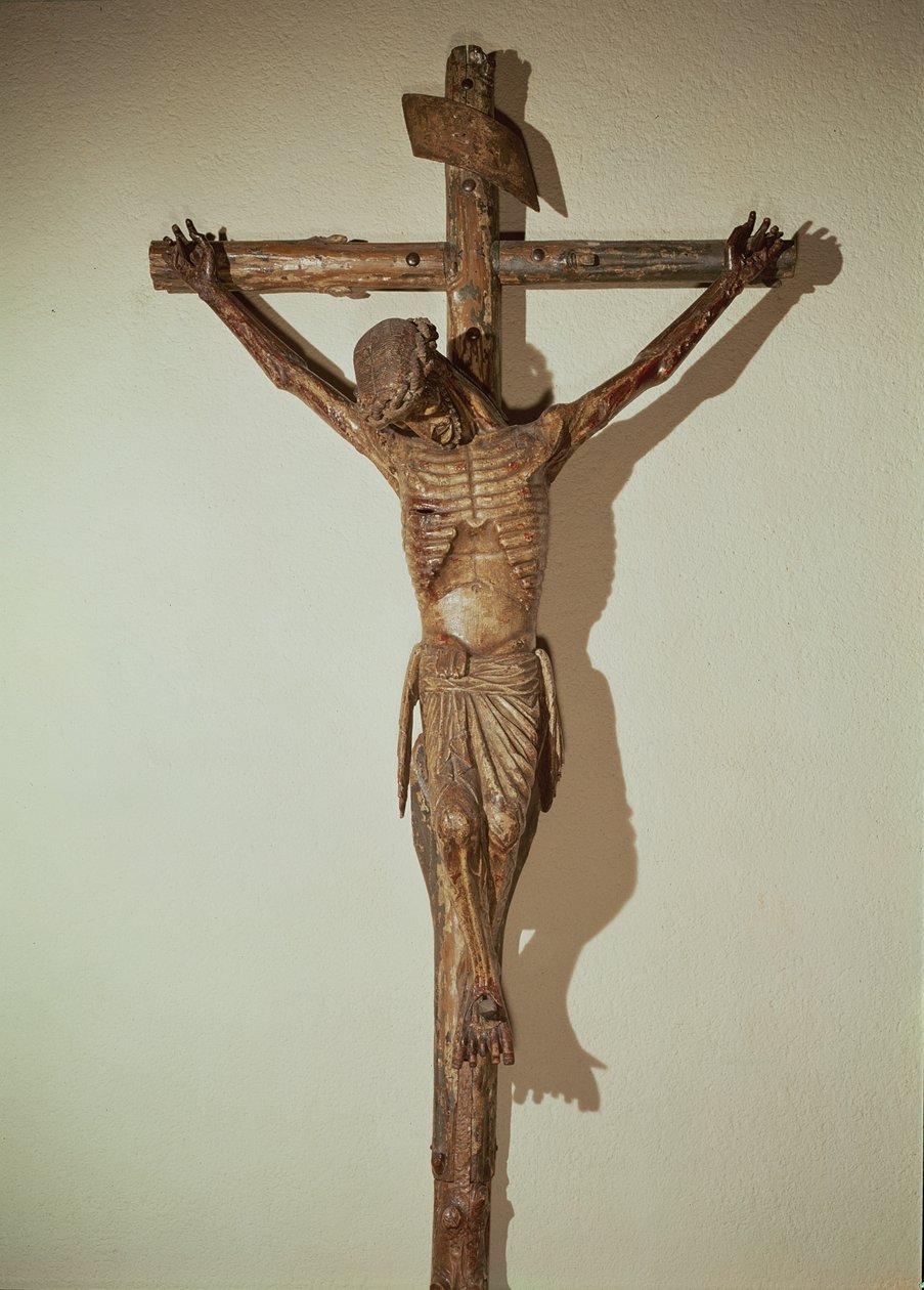 Cristo en la Cruz, llamado Le Devot Christ, 1307 de German School
