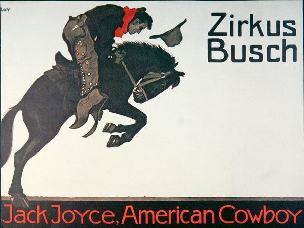 Cartel de circo de Jack Joyce de German School