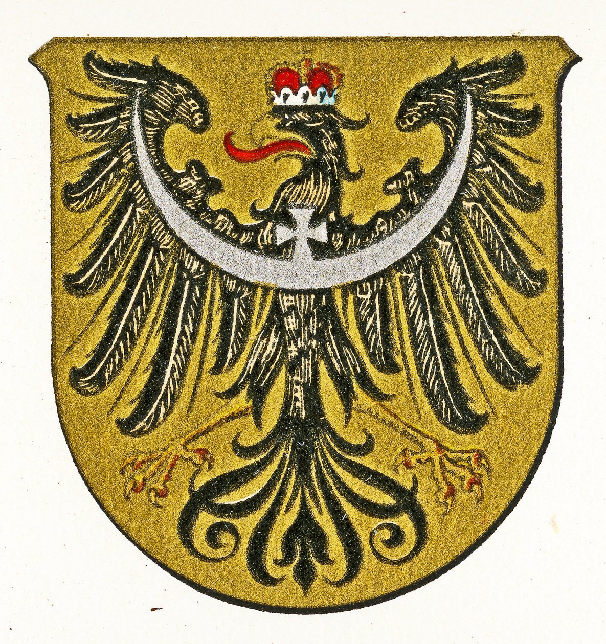 Escudo de armas de Silesia, c.1898 de German School