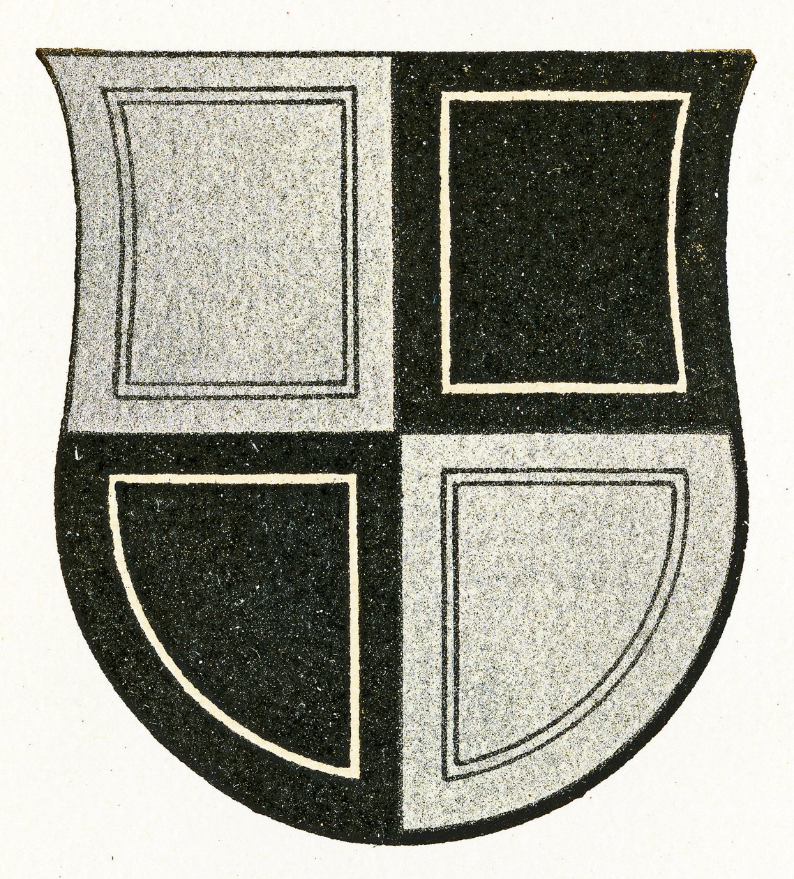 Escudo de armas de Zollern (Hechingen), c.1898 de German School