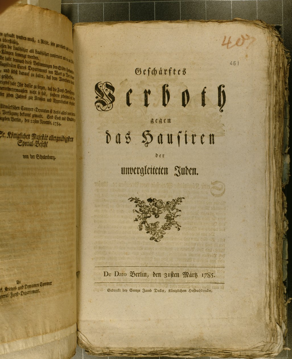 Código de Procedimiento de 1776 de German School
