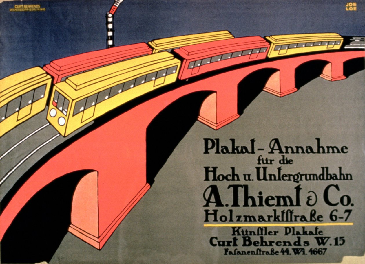 Punto de recogida para ferrocarriles subterráneos y elevados de German School