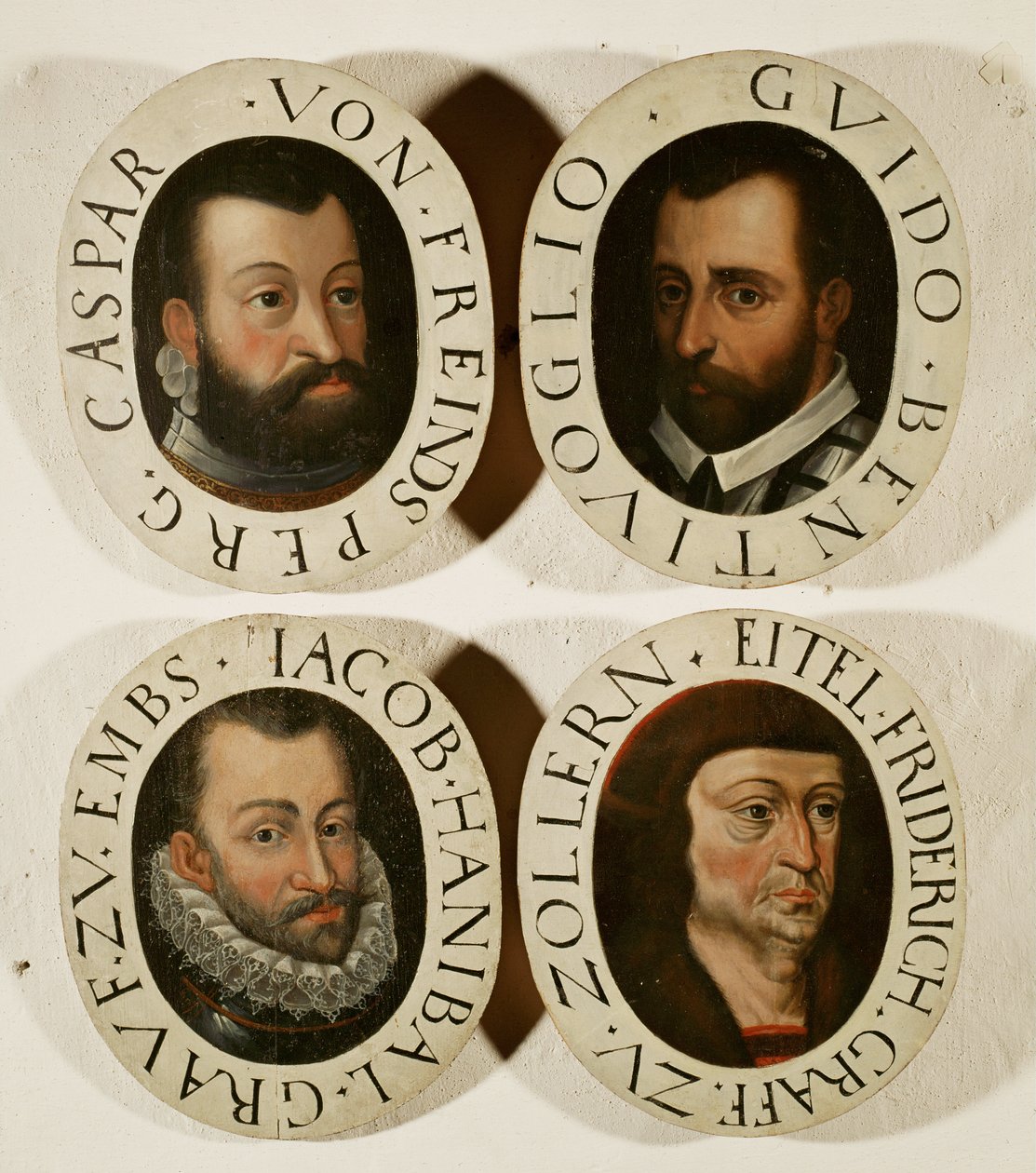 Comandantes de la Guerra de los Treinta Años, Caspar von Freindsperg, Guido Bentivoglio, Jacob Hanibal Conde Embs ... de German School