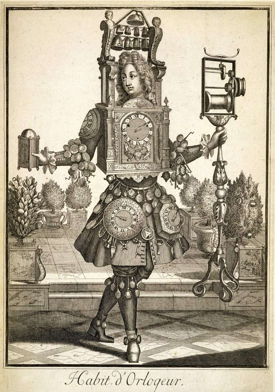 Traje para un relojero, pub. por Gerard Valck c.1690 de German School