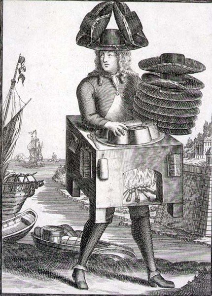 Traje para un Sombrerero, pub. por Gerard Valck, c.1690 de German School