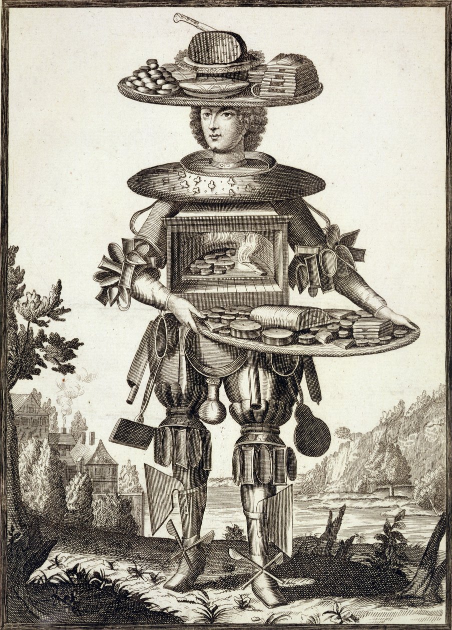 Vestuario para un Pastelero, pub. por Gerard Valck, c.1690 de German School
