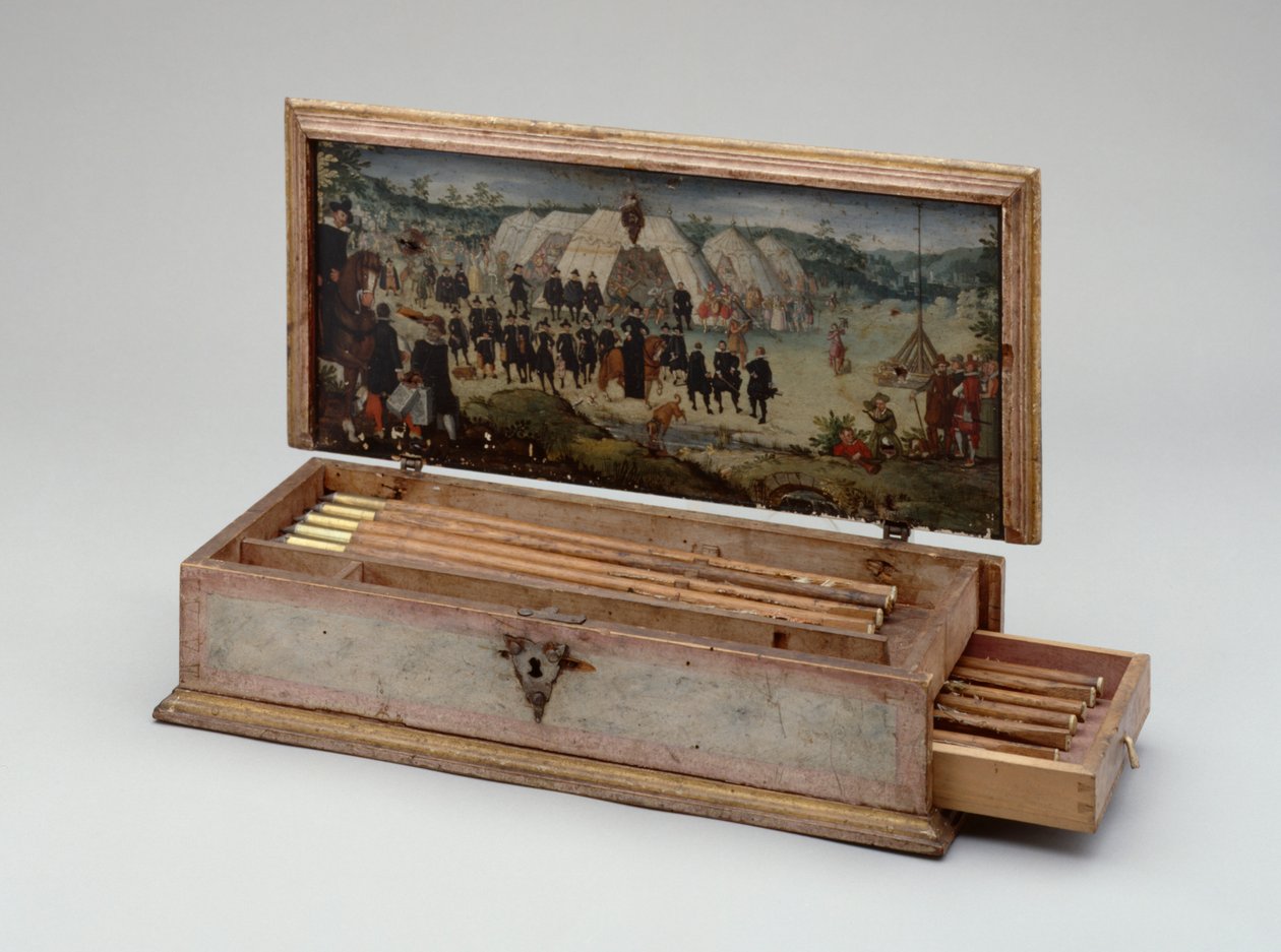Caja de pernos de ballesta perteneciente al Príncipe Otto von Hesse, 1615 de German School