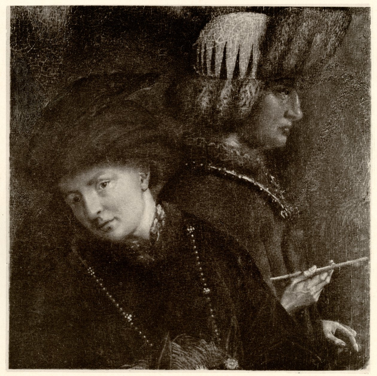 Los hermanos Van Eyck, Hubert van Eyck (1366 - 1426), Jan van Eyck (1386 - 1440), 1884-90 de German School