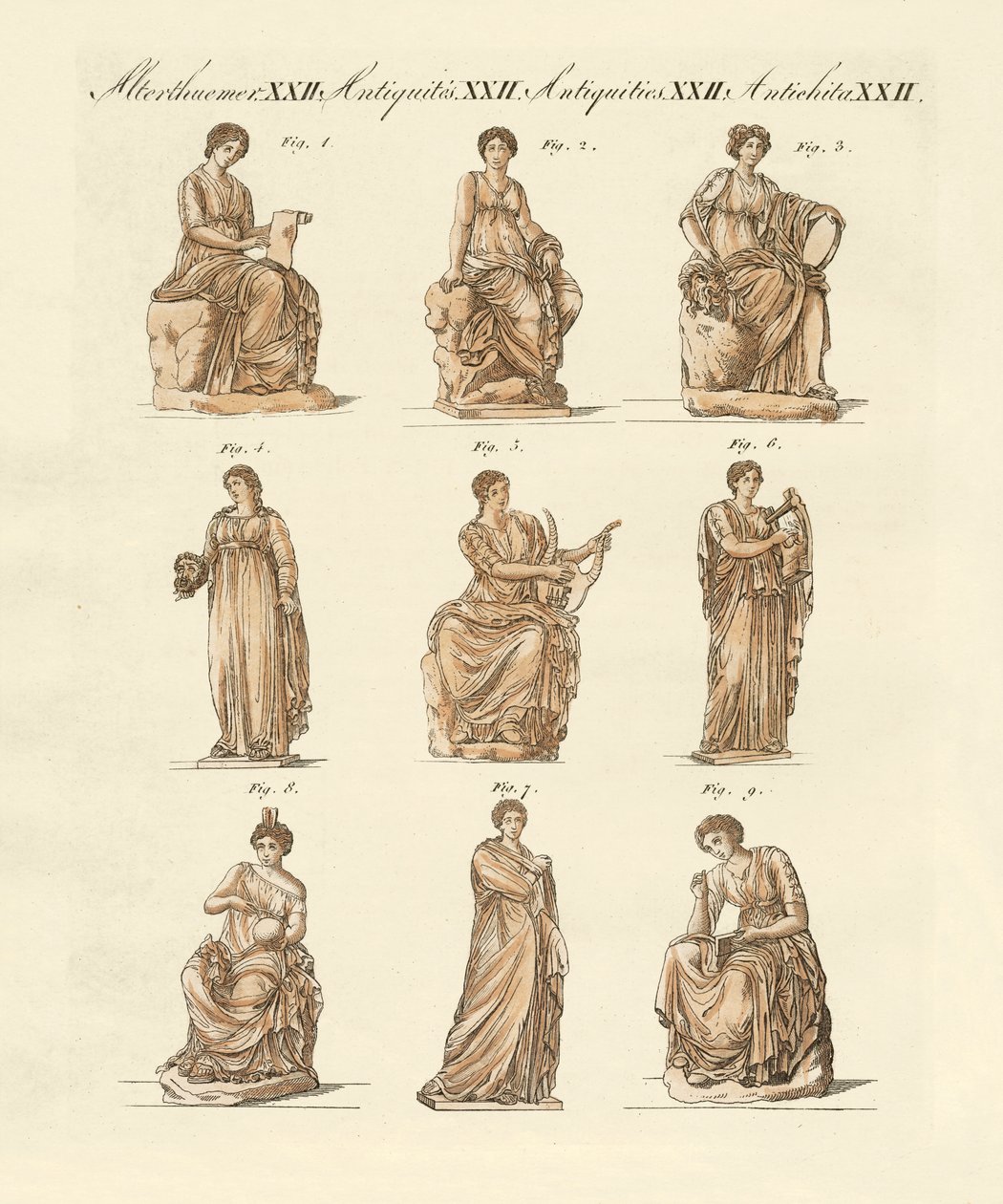 Divinidades de los griegos y romanos de German School
