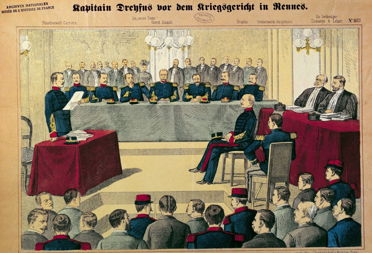 Caso Dreyfus: el juicio en revisión del Capitán Dreyfus (1859-1923) de German School