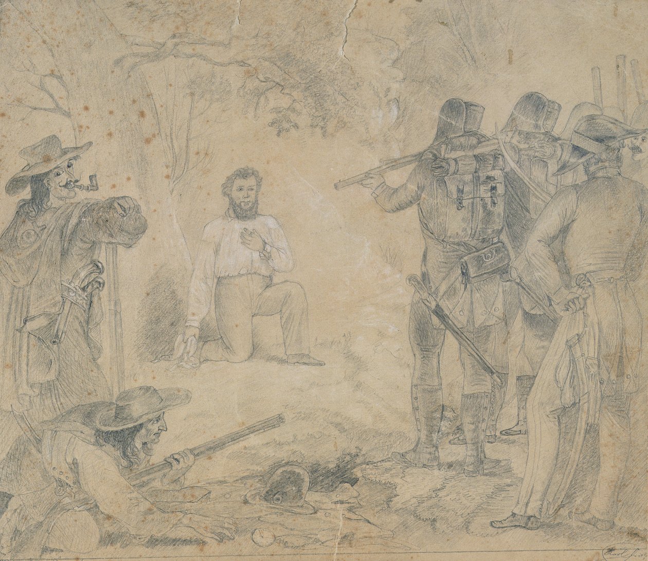 Ejecución de Robert Blum el 9 de noviembre de 1848 de German School