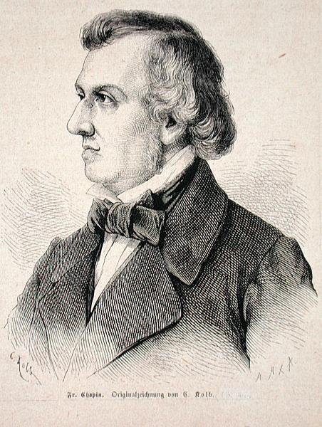 Frédéric Chopin (1810-49) 1870 de German School