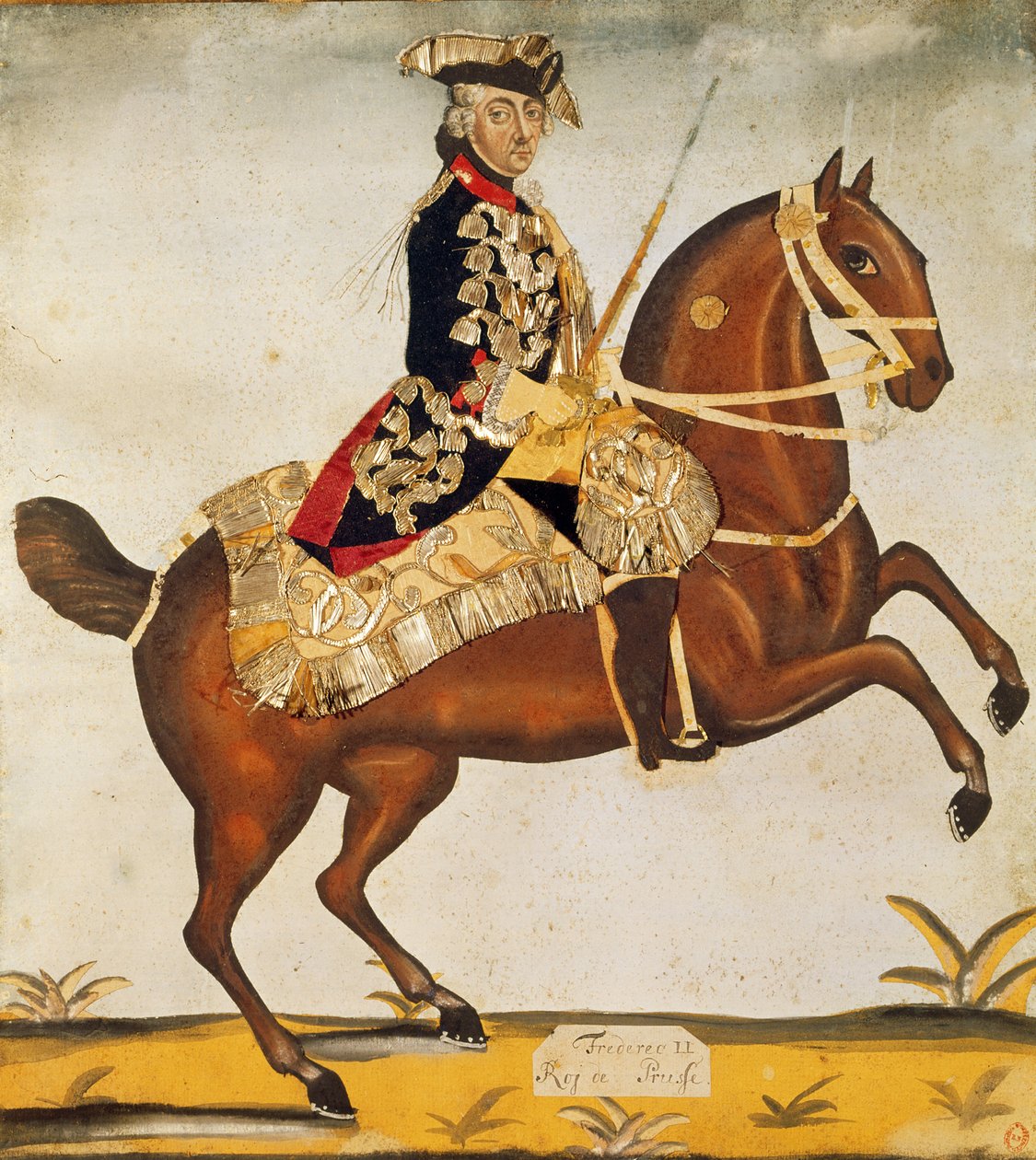Federico II el Grande (1712-1786) Rey de Prusia de German School